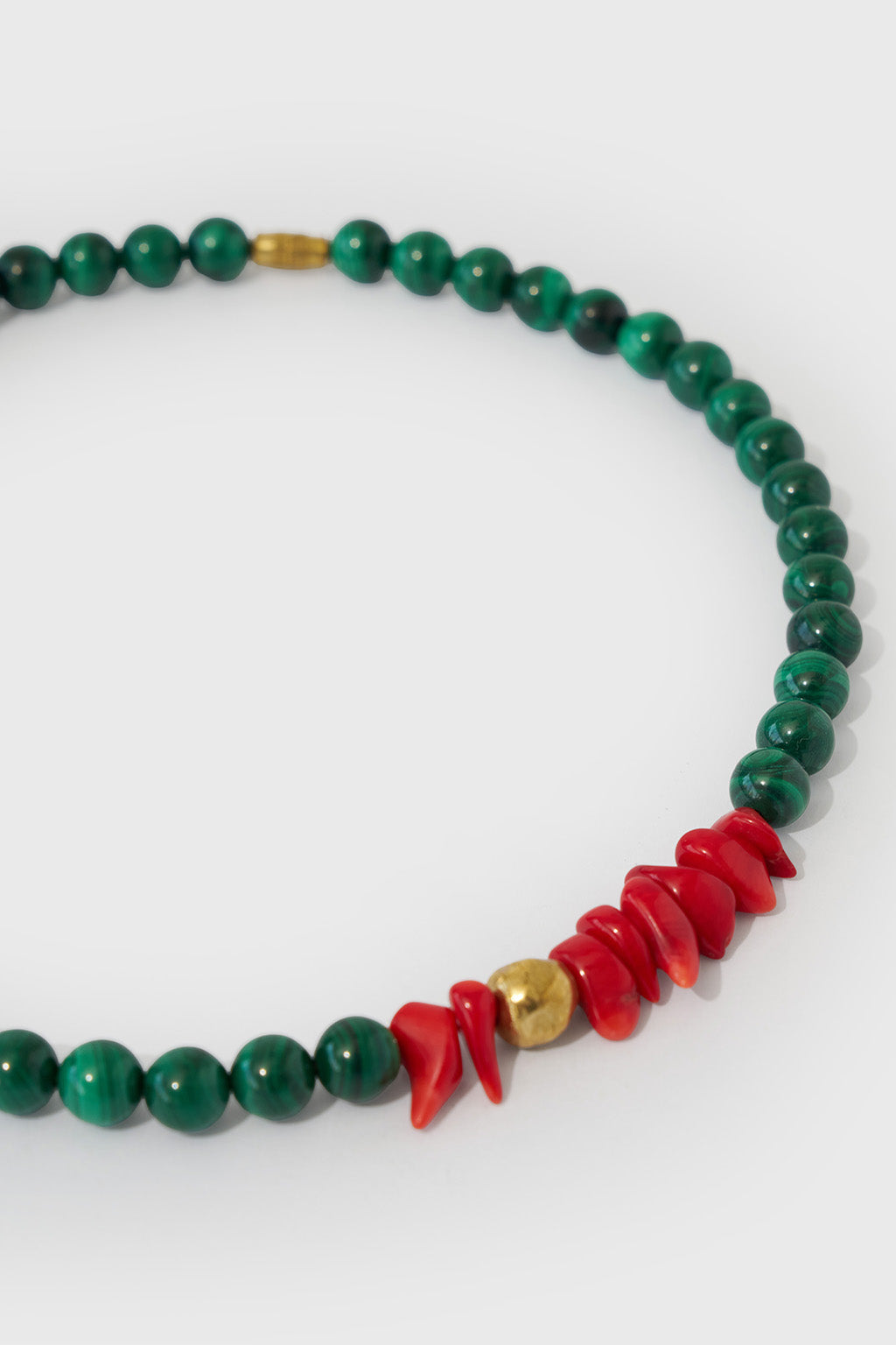 PRE ORDER Collar Malaquita y Coral