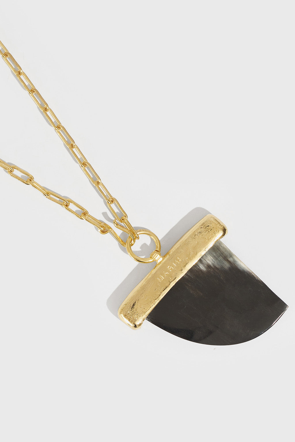 Collar Cuerno de Asta con Cadena