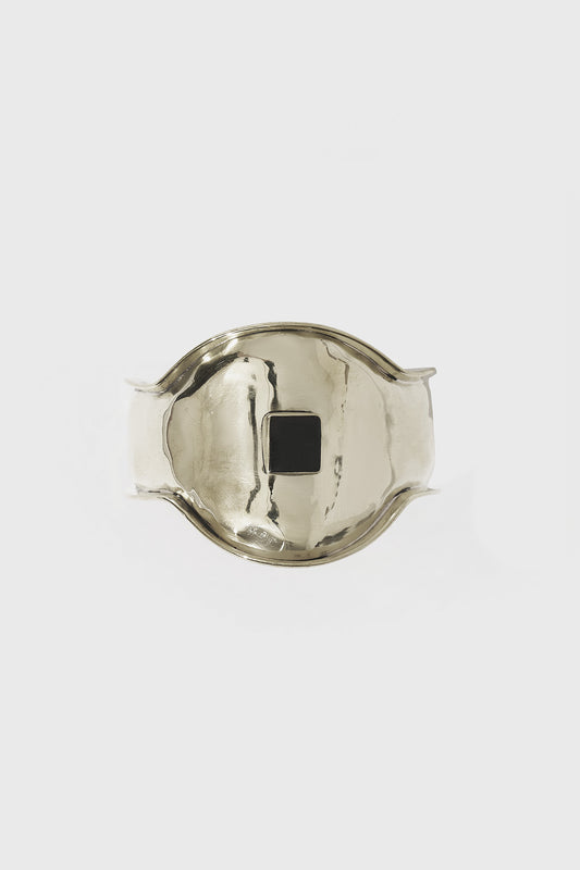 Brazalete de Alpaca y Ébano