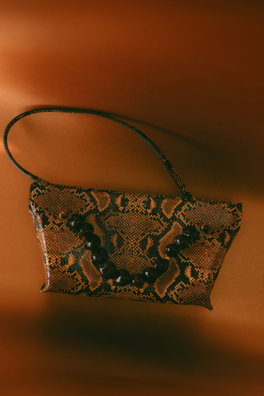 Cartera María Pitón Amarillo (Edición Limitada)