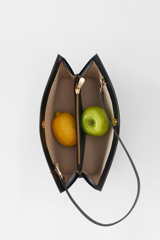 Cartera María Negra Lisa