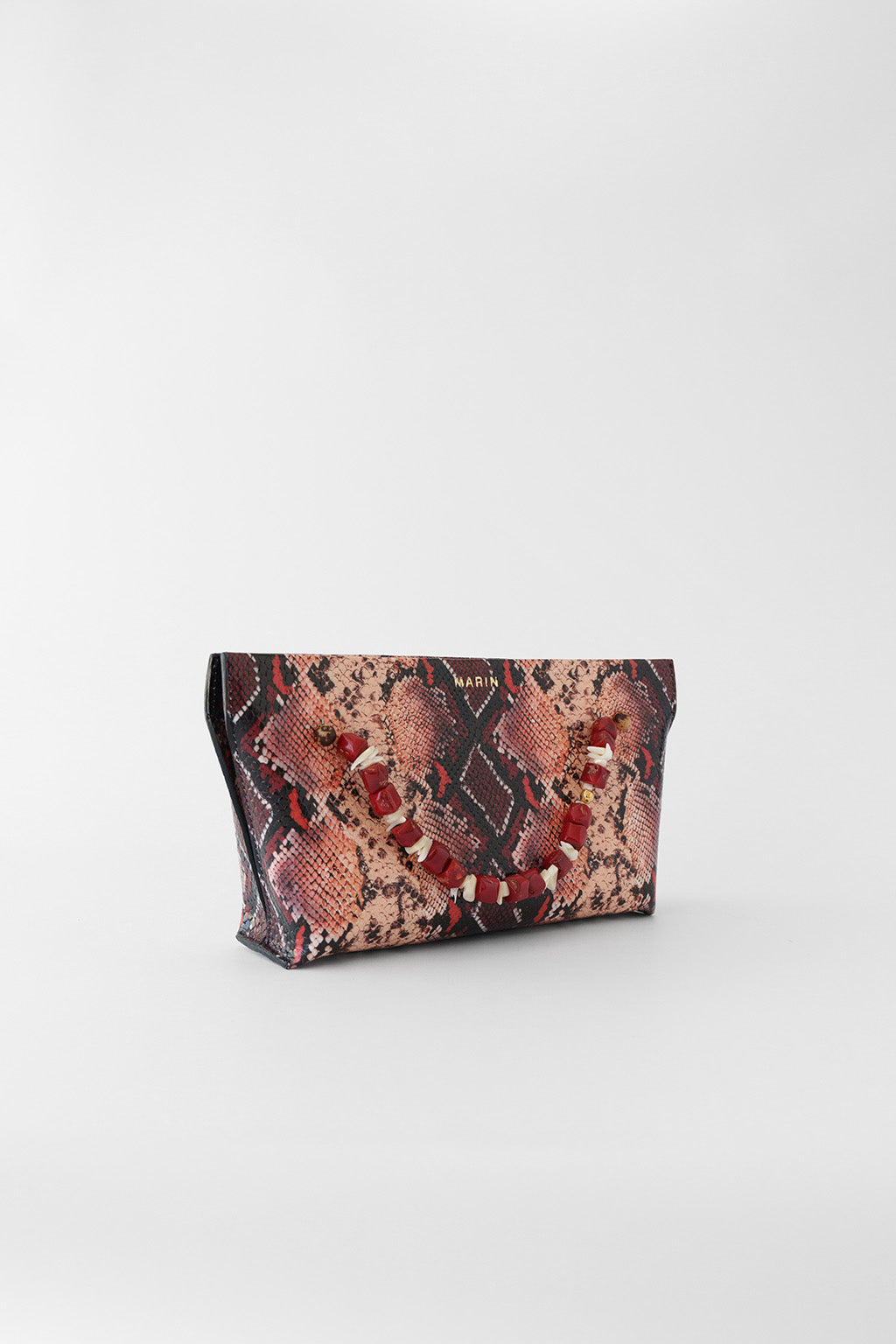 Cartera María Pitón Italiano Rojo (Edición Limitada)