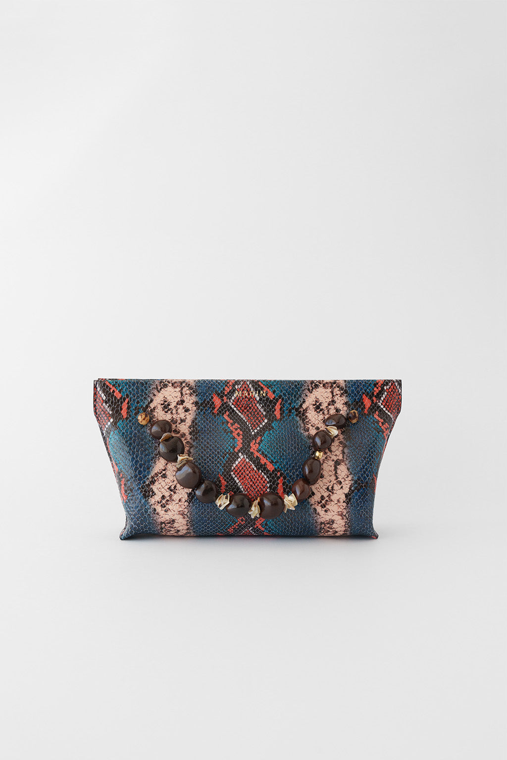 Cartera María Pitón Italiano Turquesa (Edición Limitada)