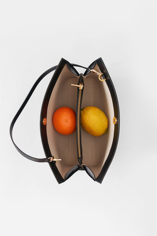 Cartera María Negra Malaquita