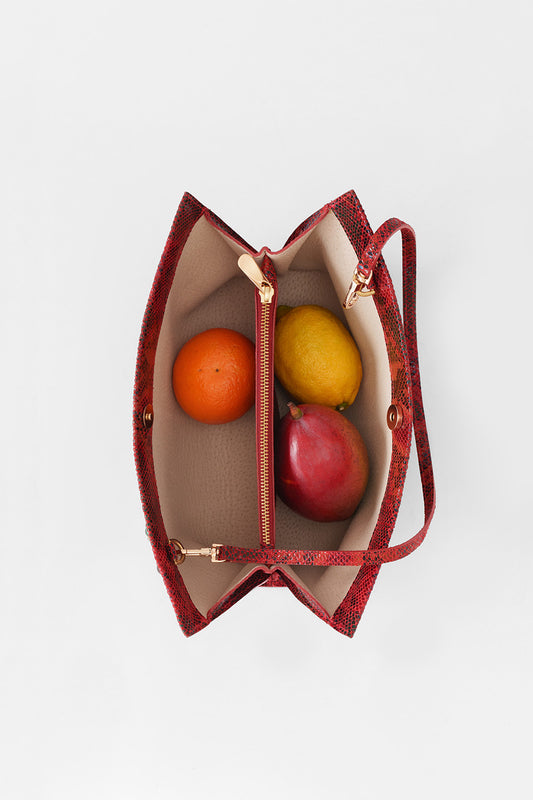 Cartera María Pitón Malaquita