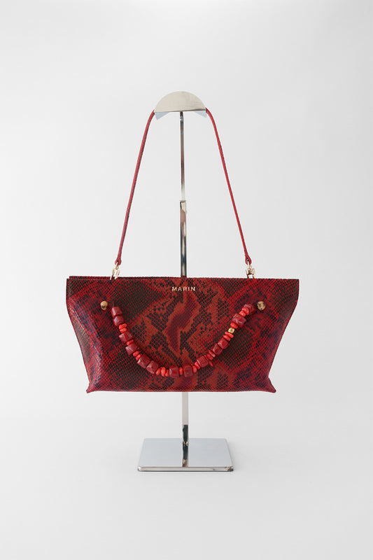 Cartera María Pitón Coral