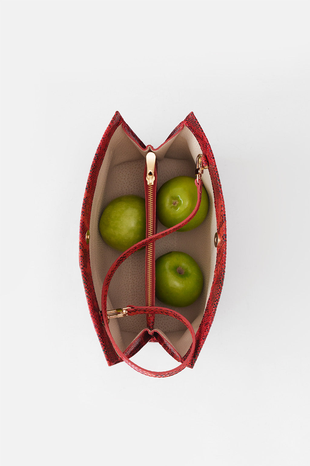 Cartera María Roja con Plumas
