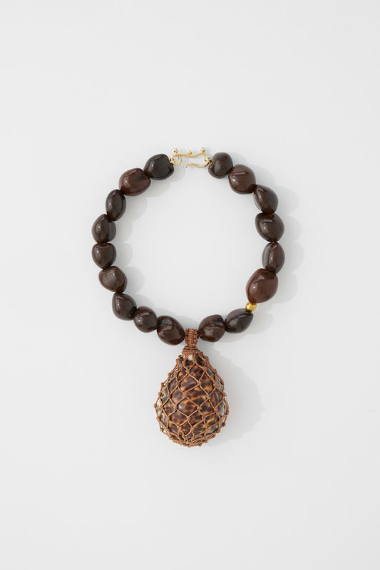 Collar Caracol Camel