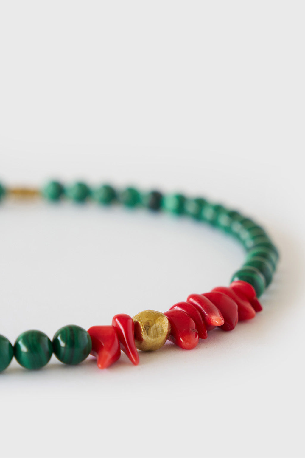 PRE ORDER Collar Malaquita y Coral