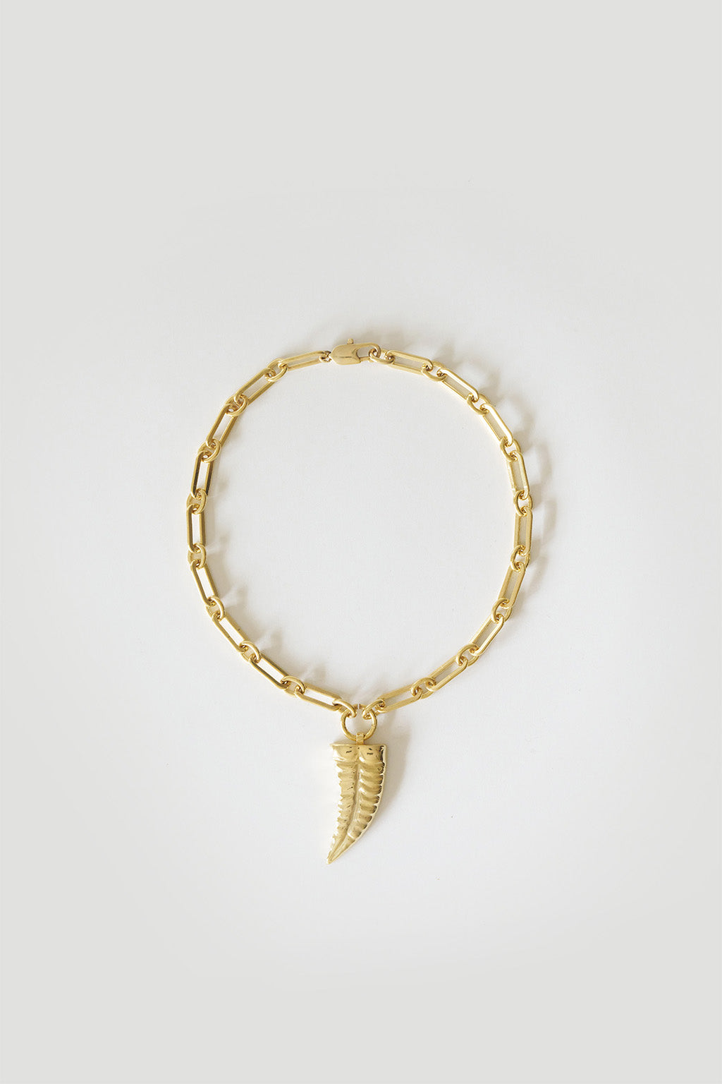 Collar Cuerno de Metal con Cadena
