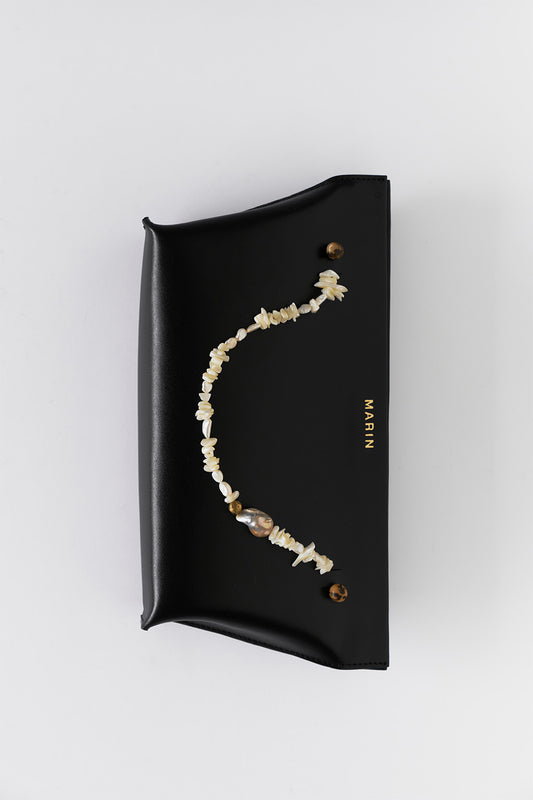 Cartera María Negra con Perlas (Edición Especial)
