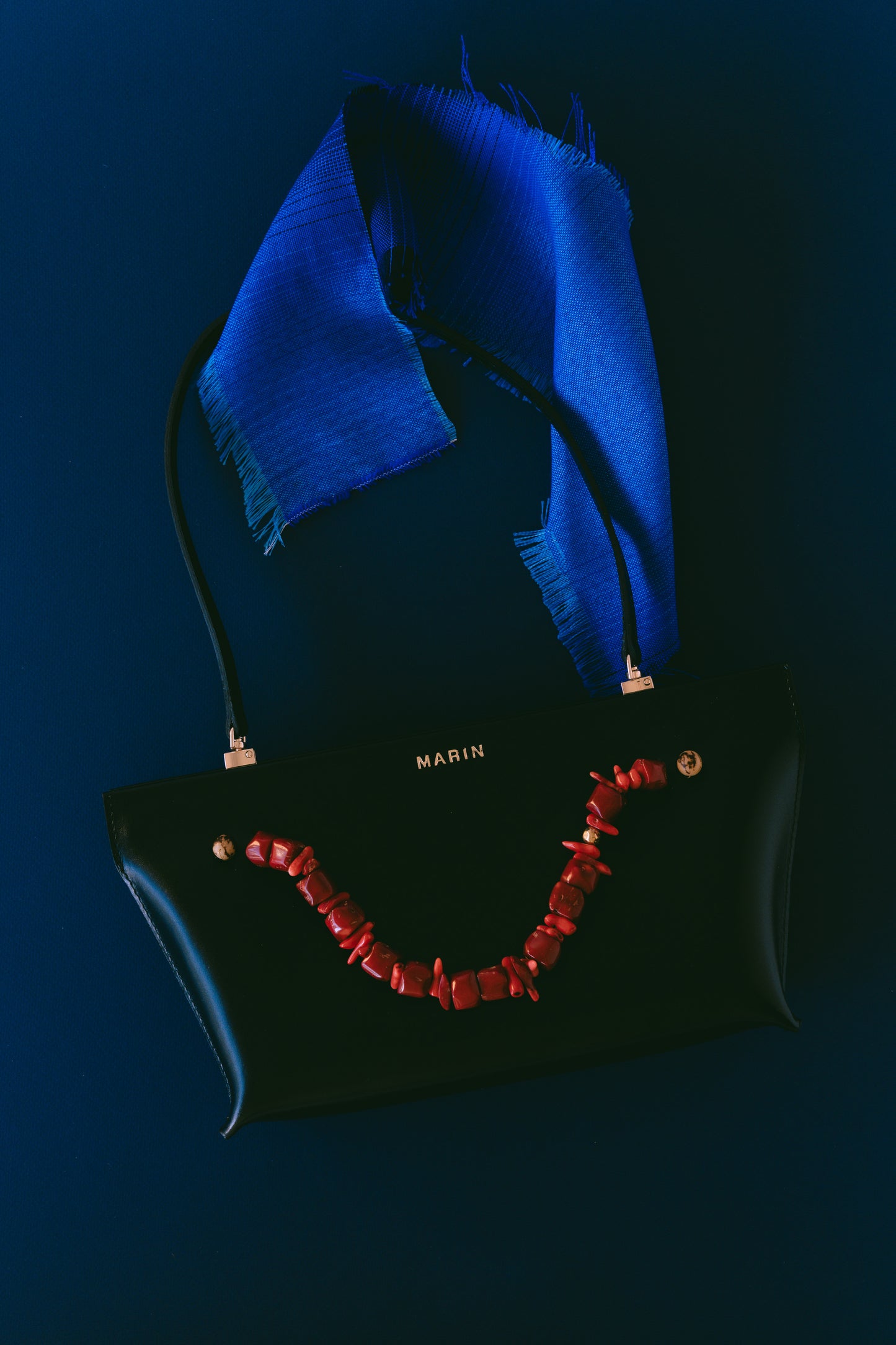 Cartera María Negra Coral