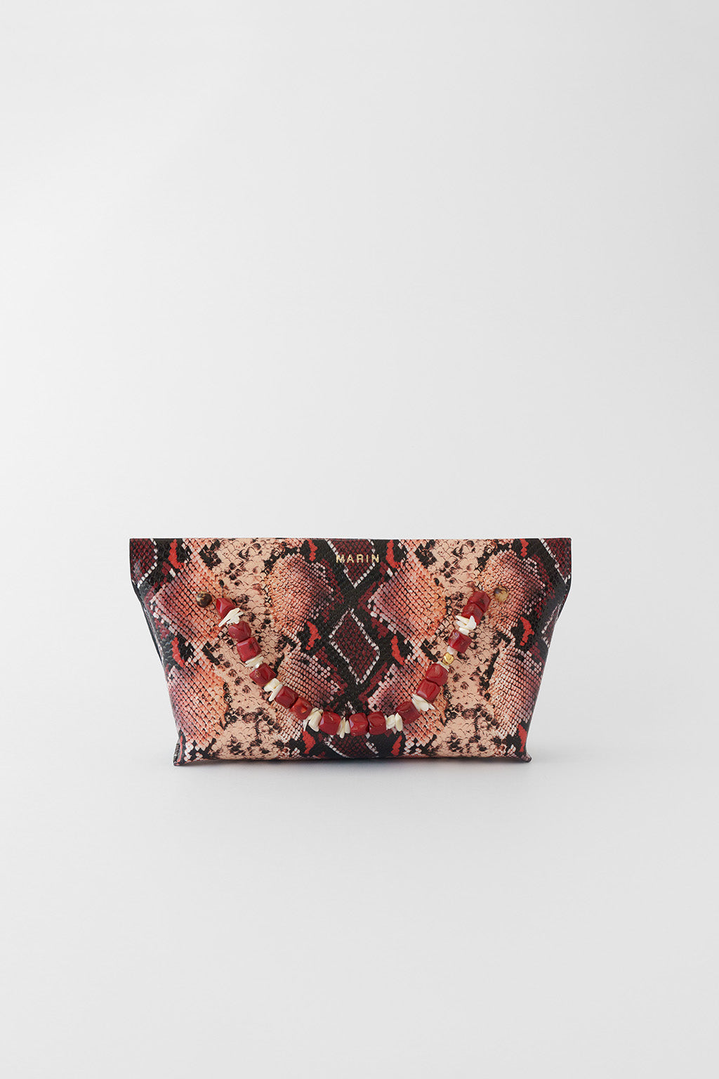 Cartera María Pitón Italiano Rojo (Edición Limitada)
