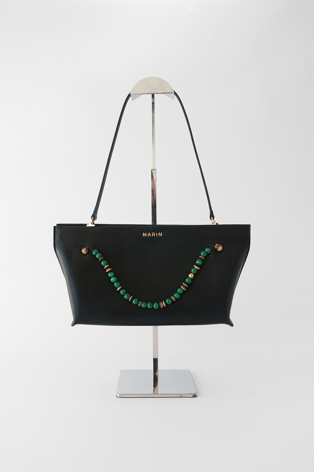 Cartera María Negra Malaquita